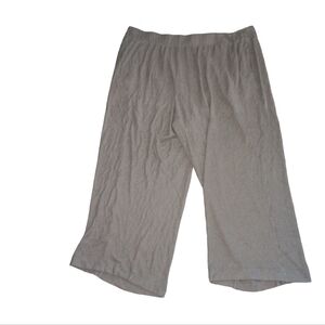 Wide leg waffle pants